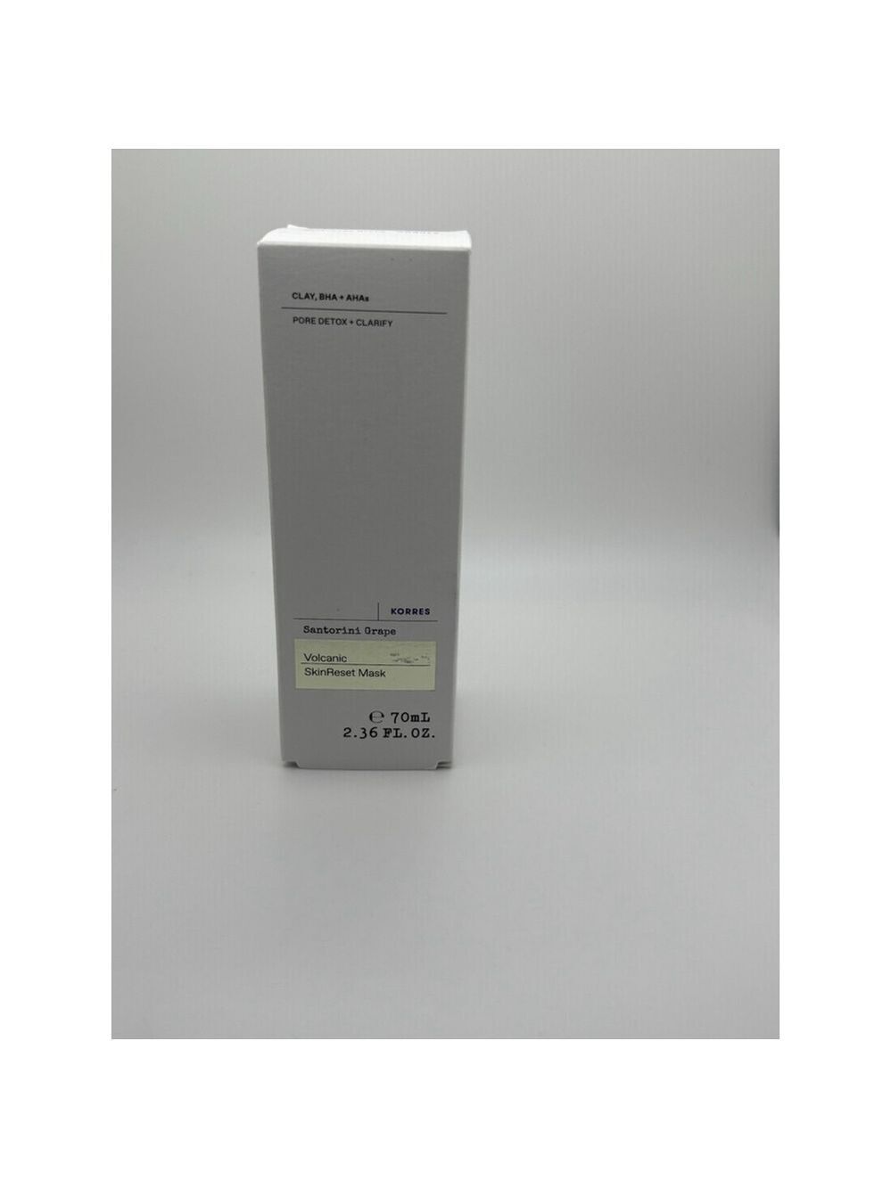 Korres Santorini Grape Volcanic SkinReset Mask - 2.36 fl oz (70ml) New/Sealed